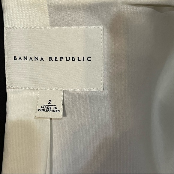 Banana Republic Lace Trim Mauve Wool Blend Blazer Jacket Women's Sz 2 - Picture 11 of 13